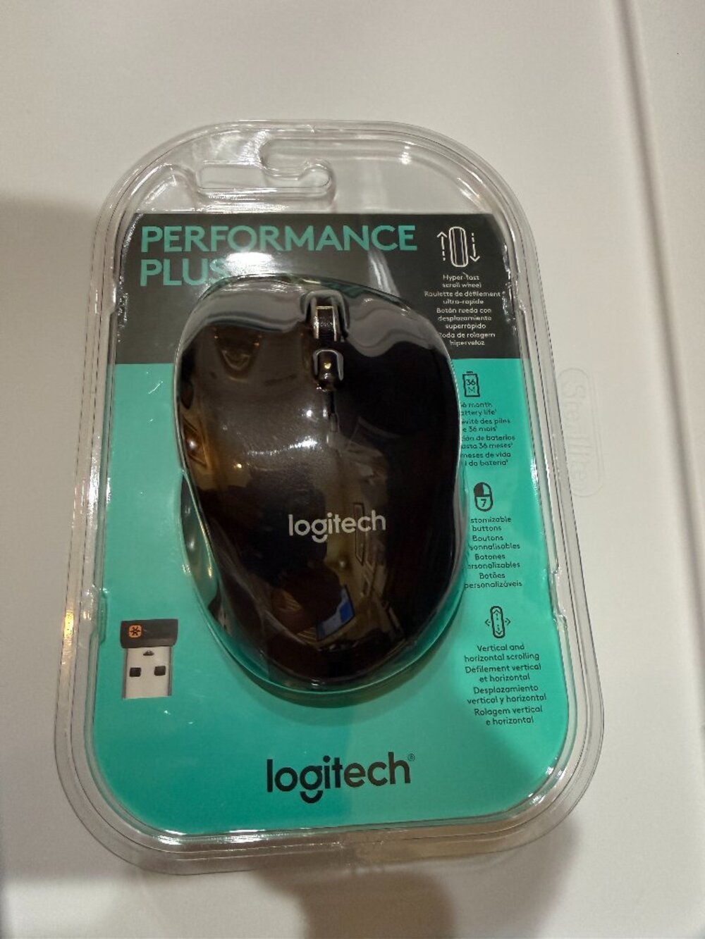 Logitech Wireless Performance Plus Mouse - NEW